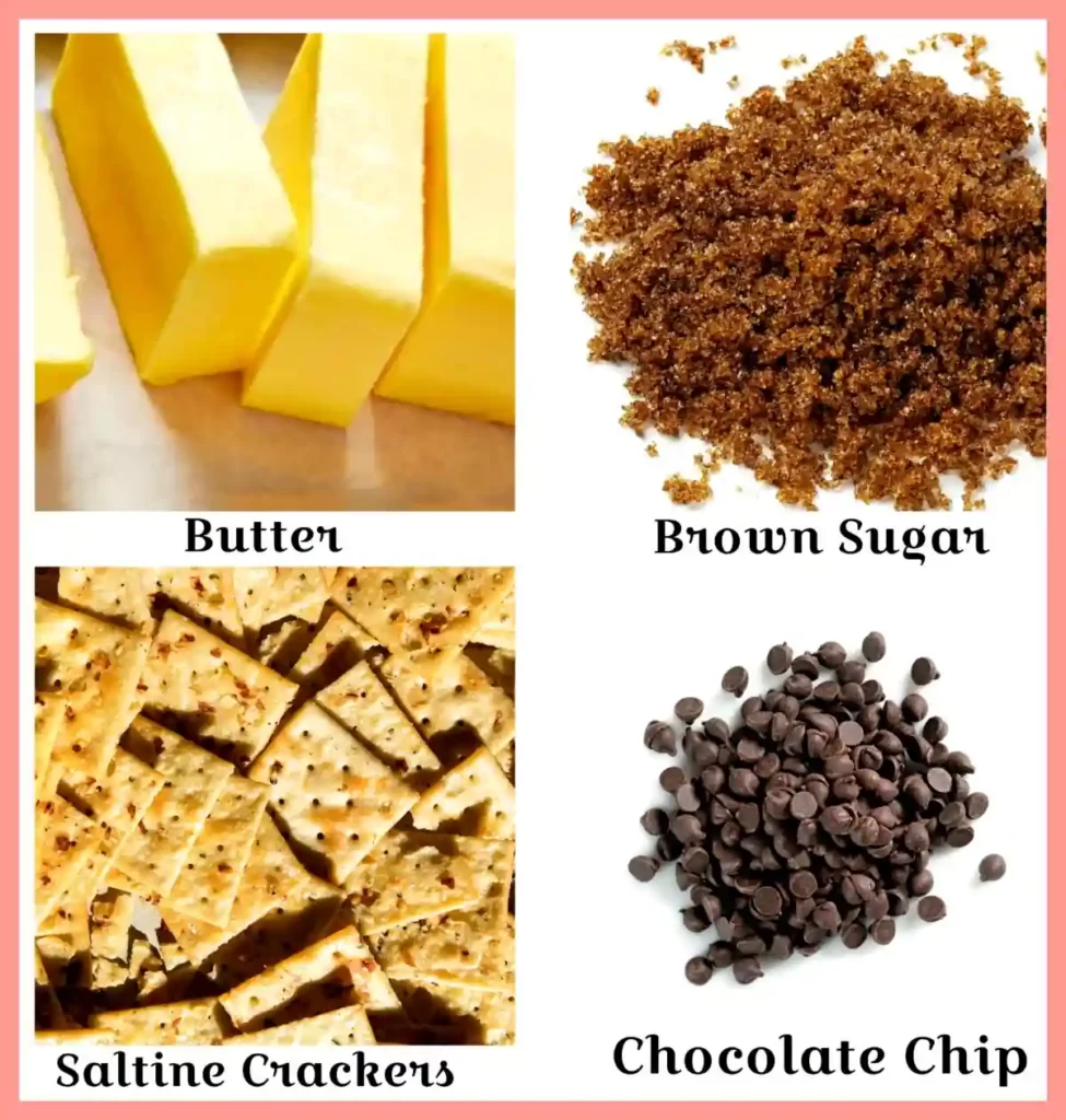 Ingredients of Christmas Crack Recipe With Saltines