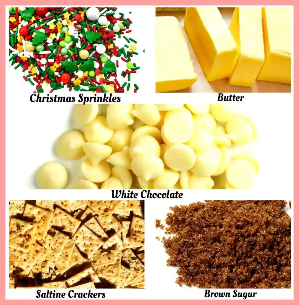 White Chocolate Christmas Crack Recipe Ingredients
