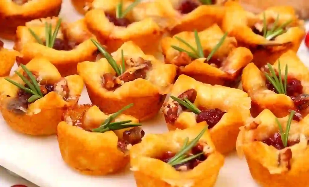 Cranberry and Brie Bites